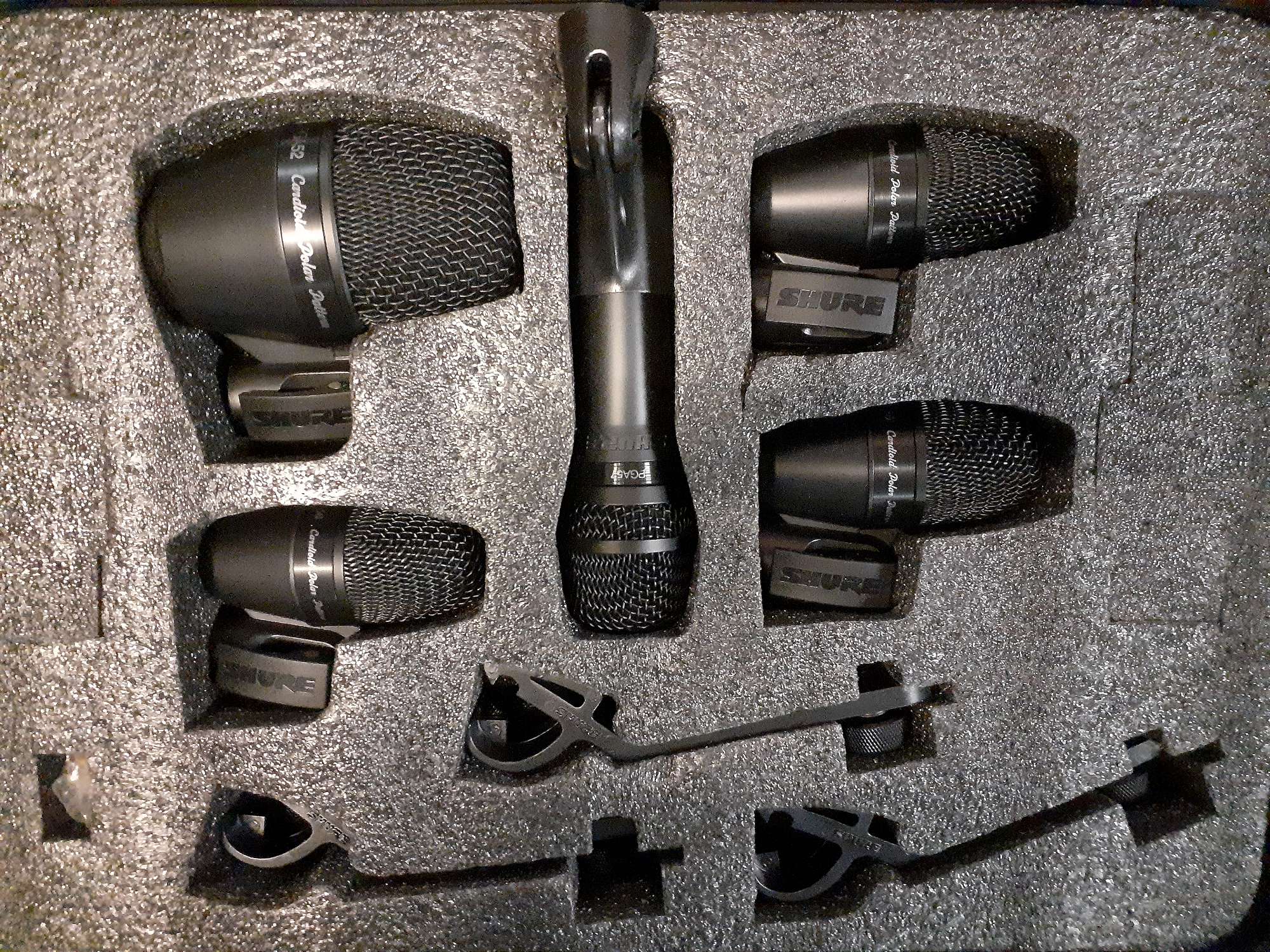 PGA 5pce Drum Mic Kit Shure
