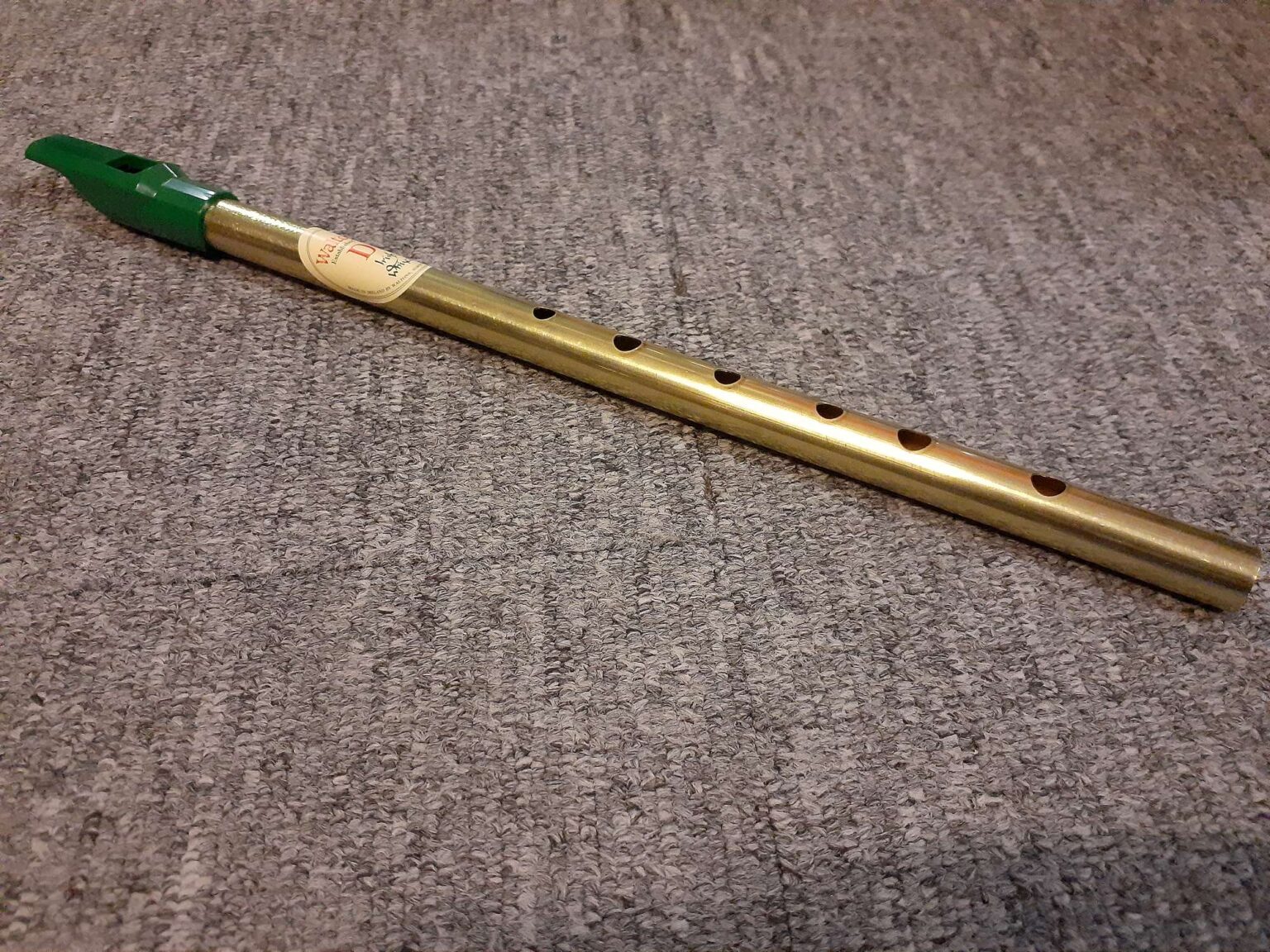 Brass Irish Tin Whistle Key of D Waltons