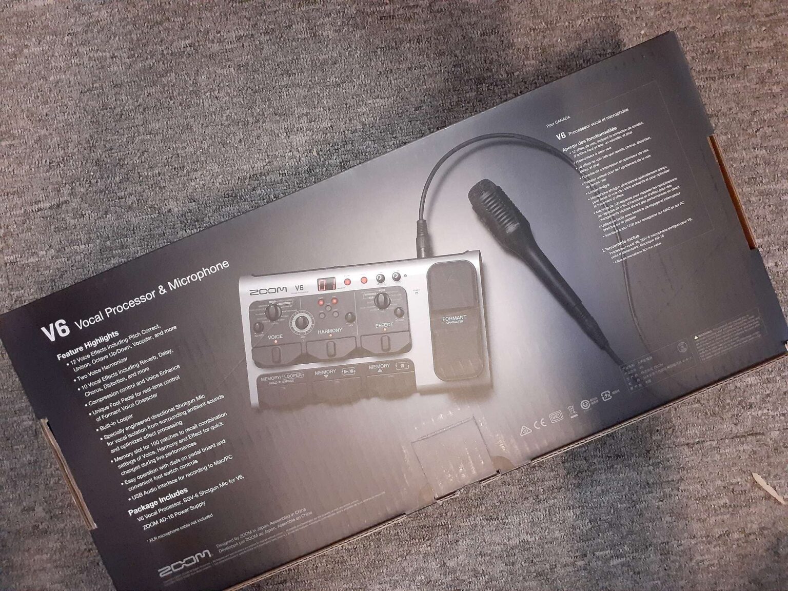 V6 VOCAL PROCESSOR ZOOM