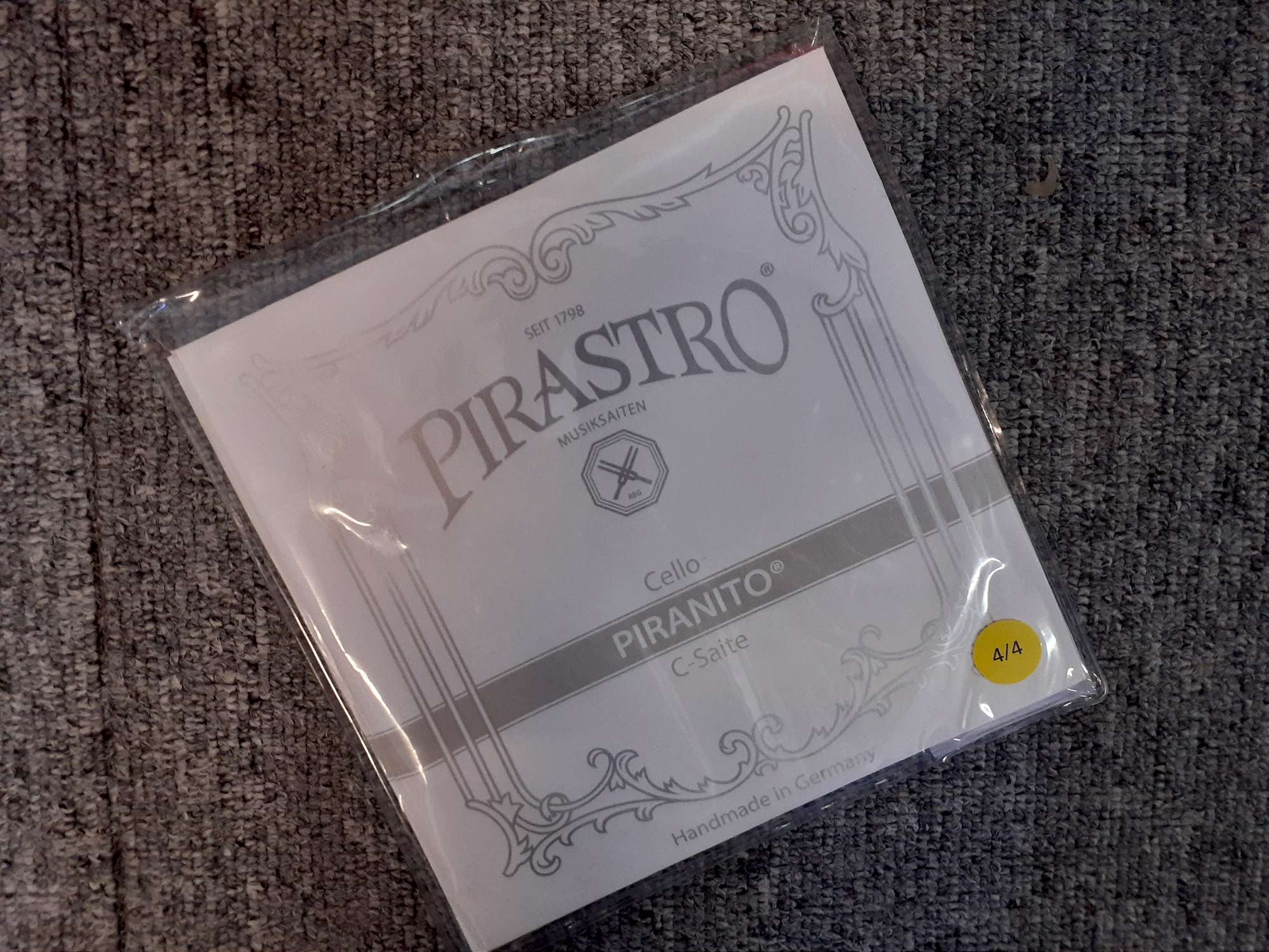 Cuerda LA Pirastro Perpetual Acero/Cromo. Bola Removible. Violin