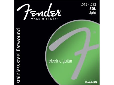 SuperSonic 50 Stainless Flatwound Electric Guitar Strings 12/52 | Fender