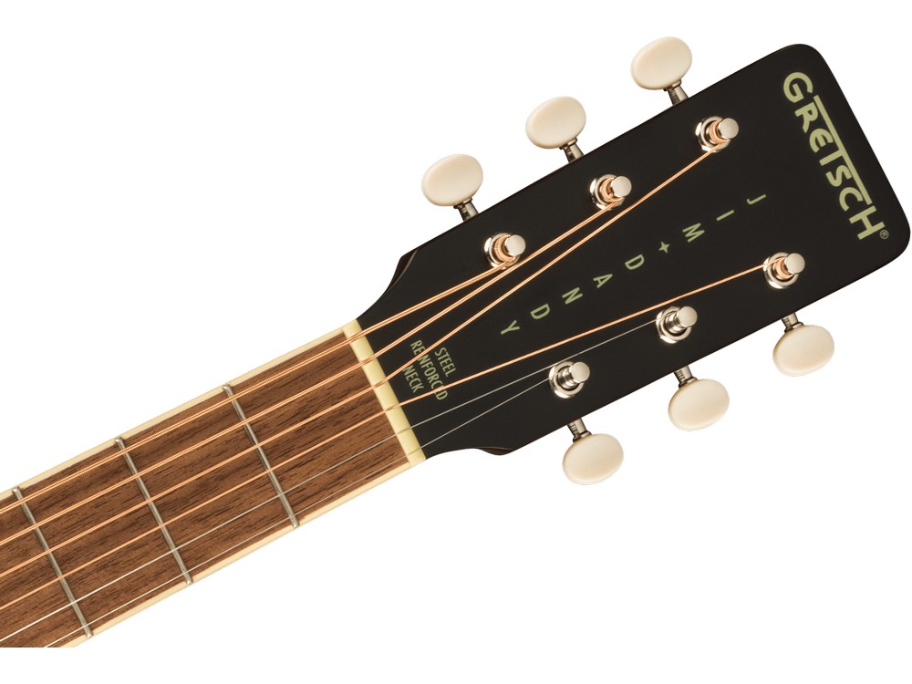 Jim Dandy Parlor, Walnut Fingerboard, White Pickguard, Rex Burst | Gretsch - Image 2