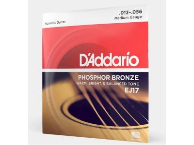13-56 Medium Acoustic Guitar Strings | D'Addario