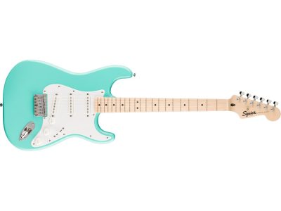 Squier Sonic® Stratocaster® HT, Maple Fingerboard, White Pickguard, Sea Foam Green | Squire