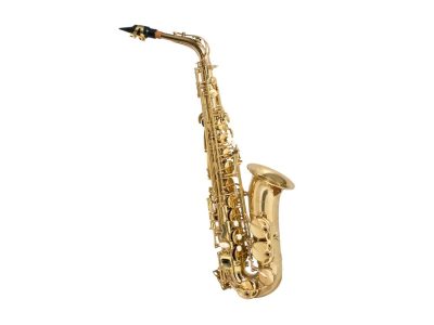 Eb Alto sax. Clear lacquered yellow brass body and keys | Fontaine