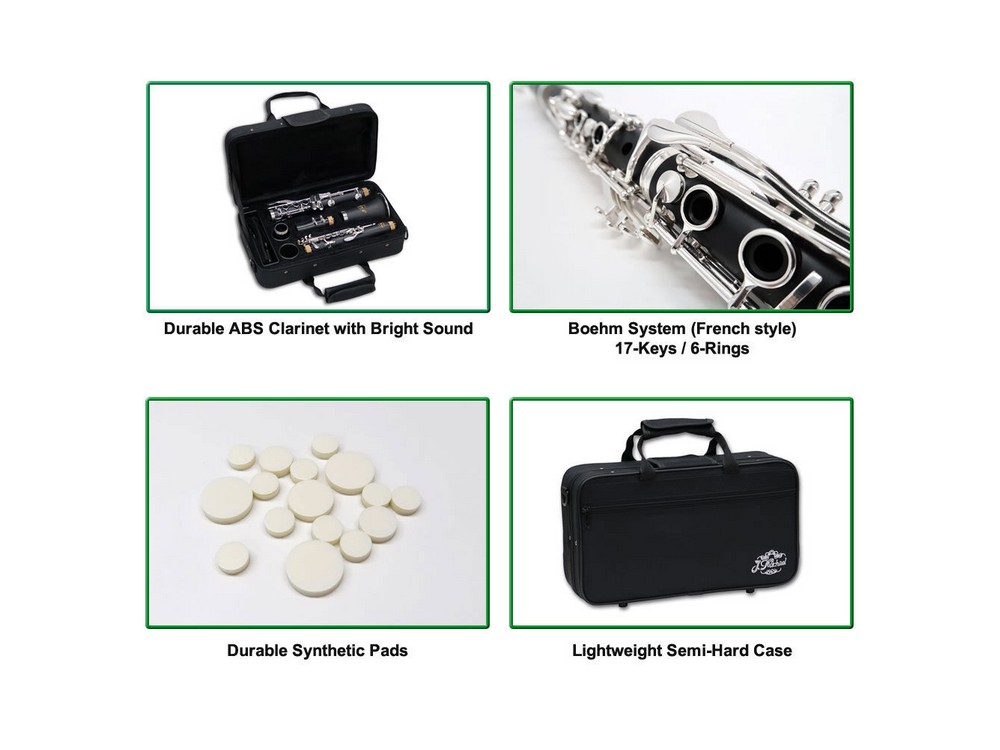 CL360 Clarinet (Bb) with Semi-Hard Carrying Case | J.Michael - Image 2