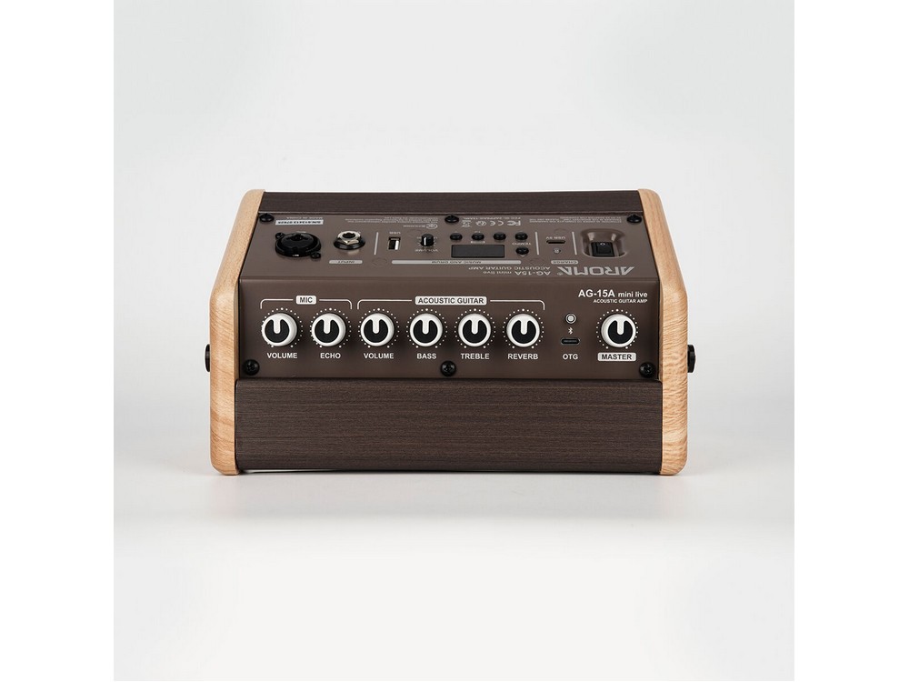 Acoustic Guitar Amplifier W/ Drum Machine & Mic input | Aroma - Image 5