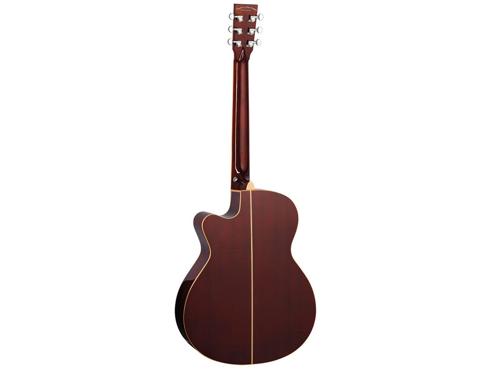 Winterleaf Pro Super Folk C/E Antique Vintage Burst | Tanglewood - Image 2