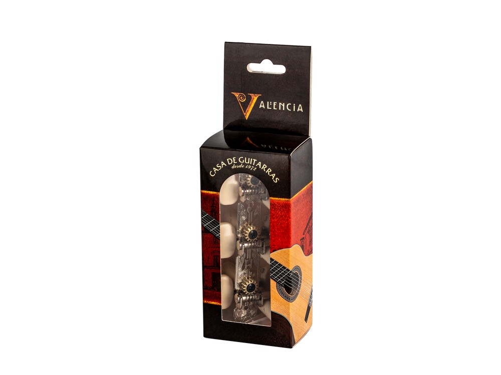 3 in Line Classical Guitar Machine Heads | Valencia
