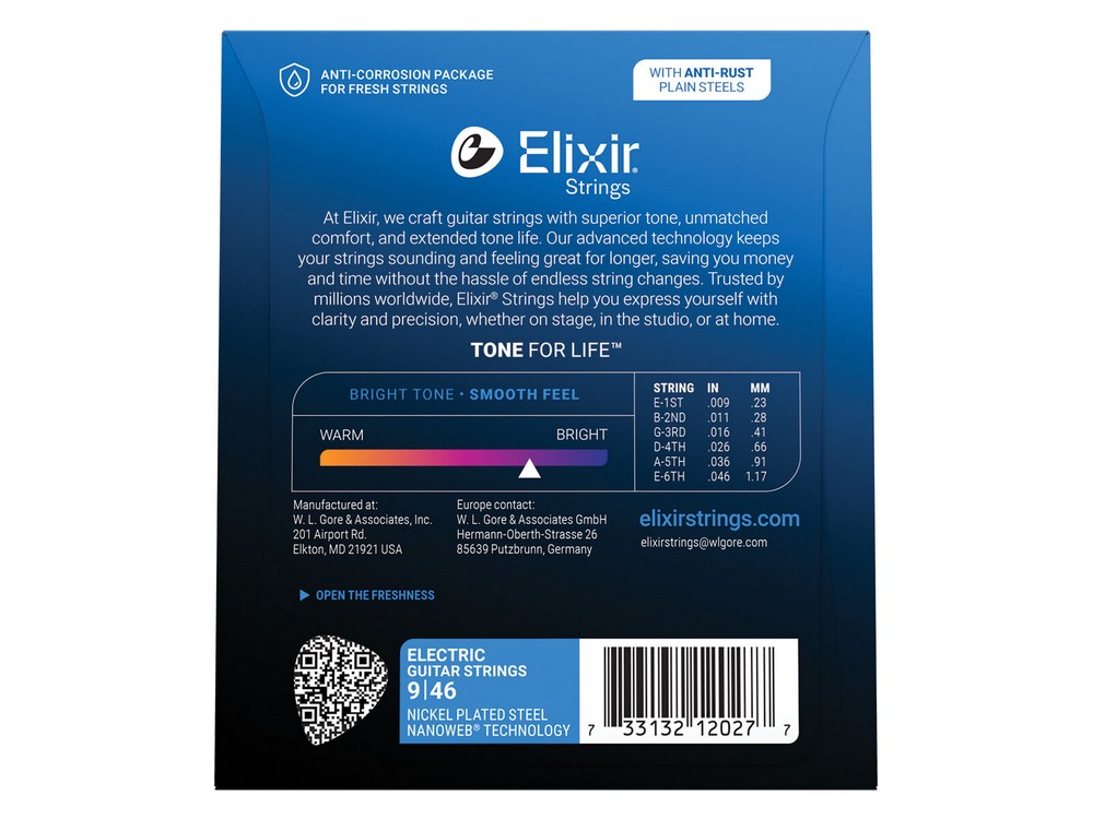 Nanoweb Electric Custom Light 9-46 | Elixir - Image 2
