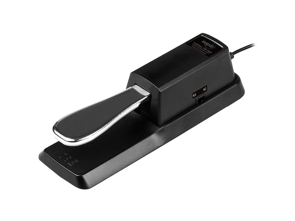 Piano Style Sustain Pedal with 2m Cable & Polarity Switch| Musedo