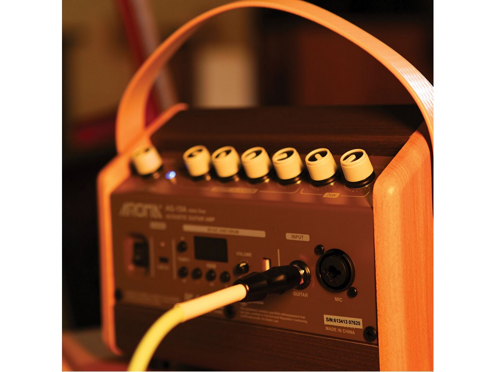 Acoustic Guitar Amplifier W/ Drum Machine & Mic input | Aroma - Image 3