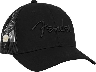 Snap Back Pick Holder Hat, Black | Fender