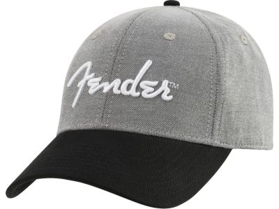 Hipster Dad Hat, Gray and Black, One Size Fits Most | Fender