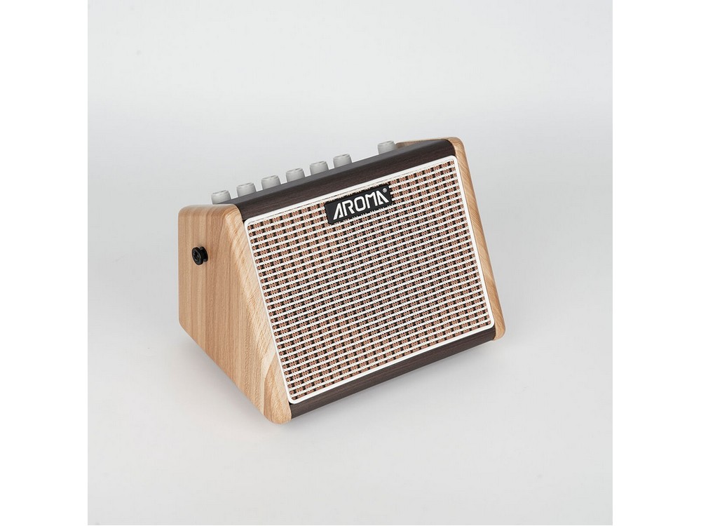 Acoustic Guitar Amplifier W/ Drum Machine & Mic input | Aroma