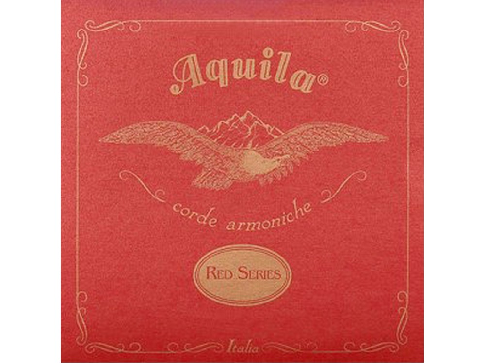 Red Series Regular Baritone Ukulele String Set | Aquila