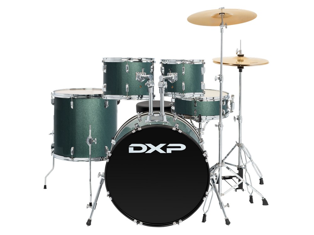 Fusion Plus 22’ Series Drum Kit Package Gun Metal Grey | DXP