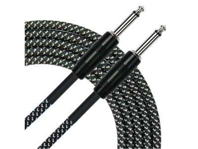 10ft Black Entry Woven Instrument Cable | Kirlin