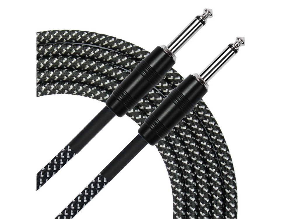 10ft Black Entry Woven Instrument Cable | Kirlin