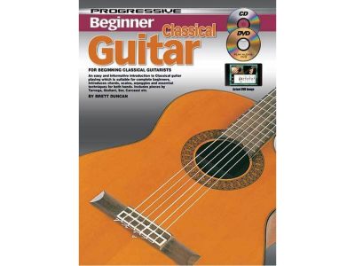 Beginner Classical Guitar Book/CD/DVD | Progressive