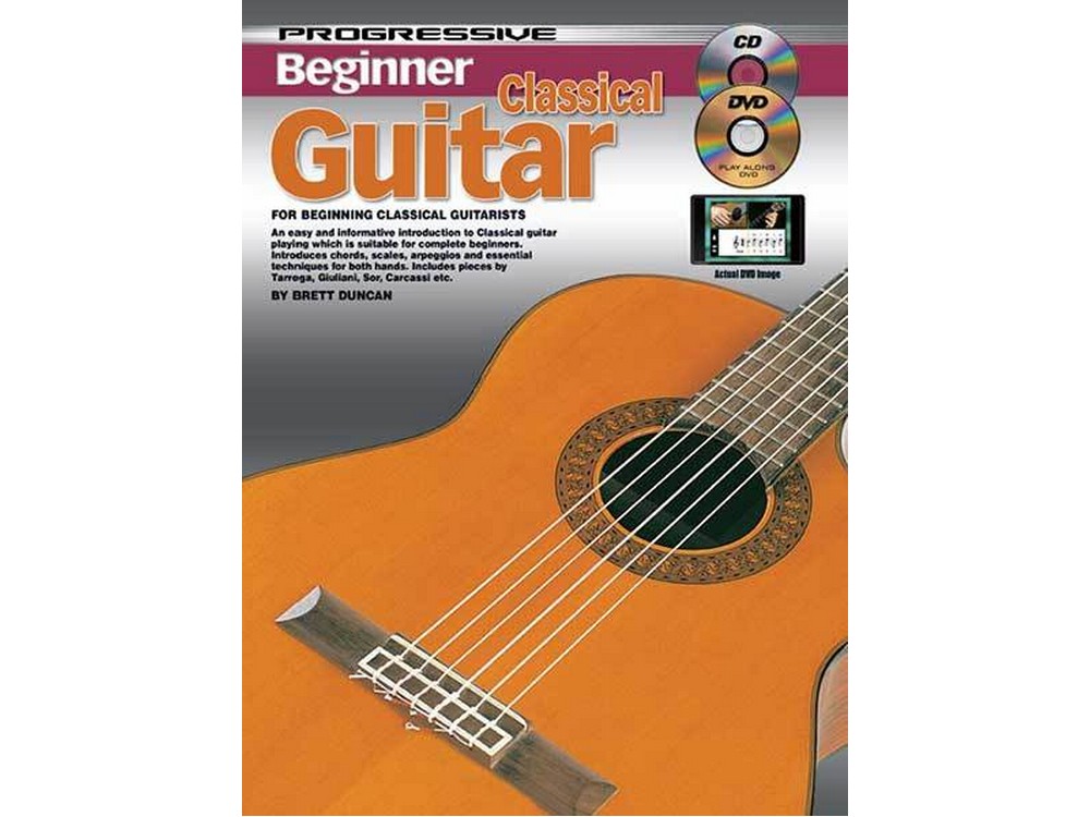 Beginner Classical Guitar Book/CD/DVD | Progressive
