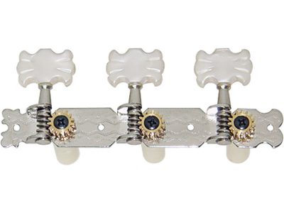3 in Line Butterfly Classical Guitar Machine Heads | Dr Parts