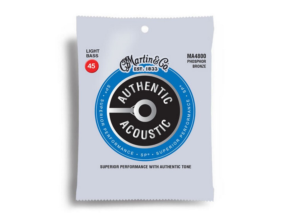 Authentic Acoustic Bass SP Light Gauge String Set (45-100) | Martin