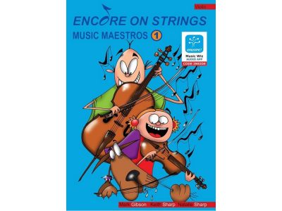 ENCORE ON STRINGS VIOLIN LEV 1 BK/OLA | Accent Publishing