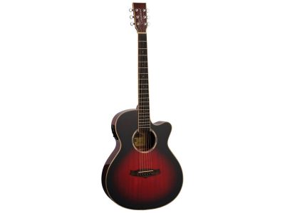 Winterleaf Pro Super Folk C/E Antique Vintage Burst | Tanglewood