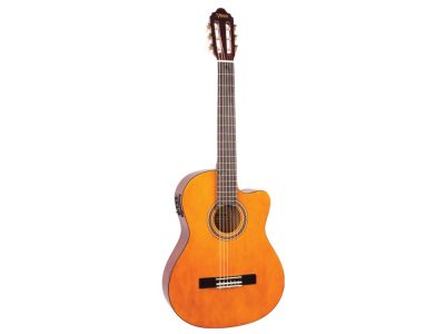 4/4 Size Classical Guitar Cutaway Electric | Valencia