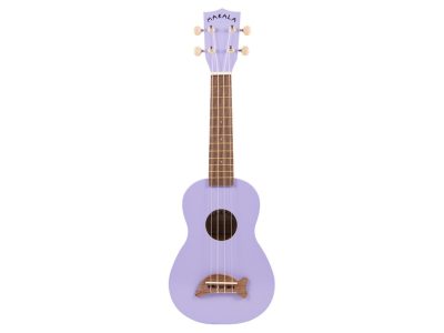 Dolphin Bridge Soprano Ukulele Solid Purple | Makala