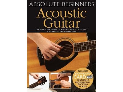 ABSOLUTE BEGINNERS ACOUSTIC GUITAR BK/OLA | Wise