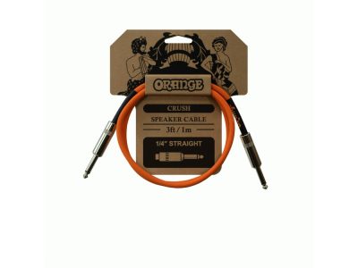 CA040 CRUSH 3FT SPEAKER CABLE JACK | Orange
