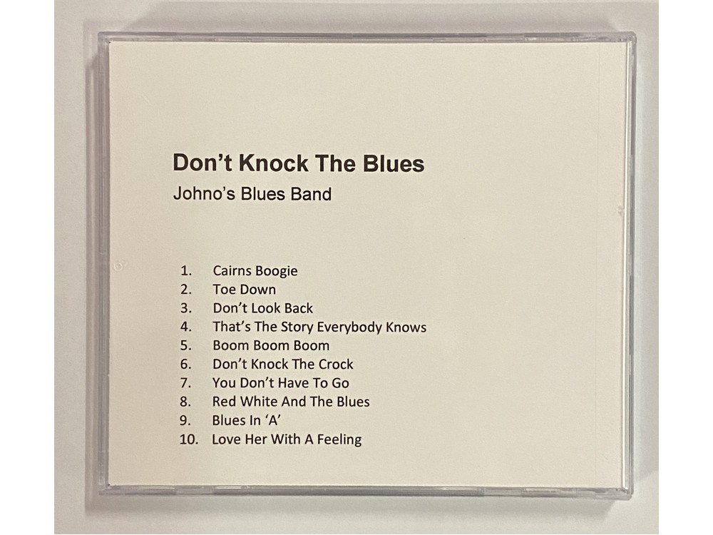 Don't Knock the Blues | Johnos Blues Band CD - Image 2