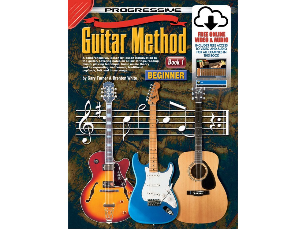 Guitar Method 1 Book/Online Video & Audio | Progressive