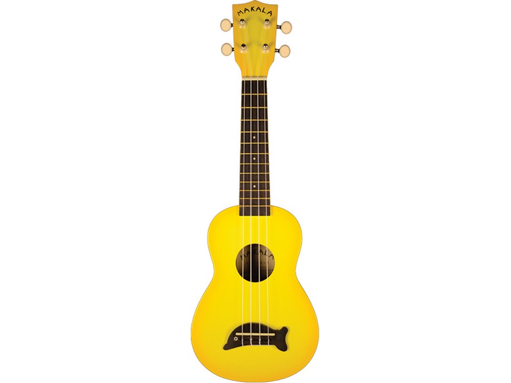Dolphin Bridge Soprano Ukulele Yellow Burst | Makala