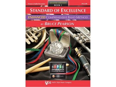 STANDARD OF EXCELLENCE BK 1 DRUM/MALLETS BK | Kjos Music Company
