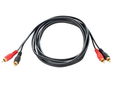 2 x RCA jacks (M) to 2 x RCA jacks 10 Ft | Australasian