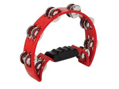 Half Moon Tambourine Red | Mano Percussion