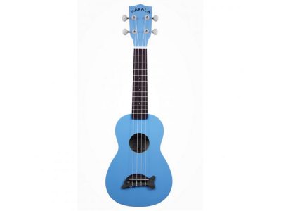 Dolphin Bridge Soprano Ukulele Light Blue Gloss | Makala