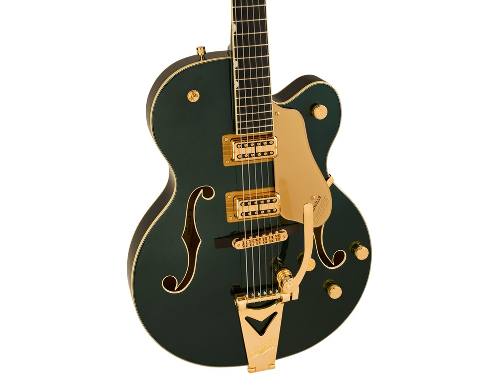 Synchromatic Nashville Hollow Body Single-Cut with Bigsby, Ebony Fingerboard, Cadillac Green | Gretsch - Image 4