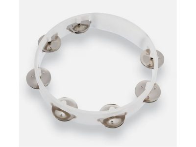 Latin Percussion Aspire 10" Plastic Tambourine - White