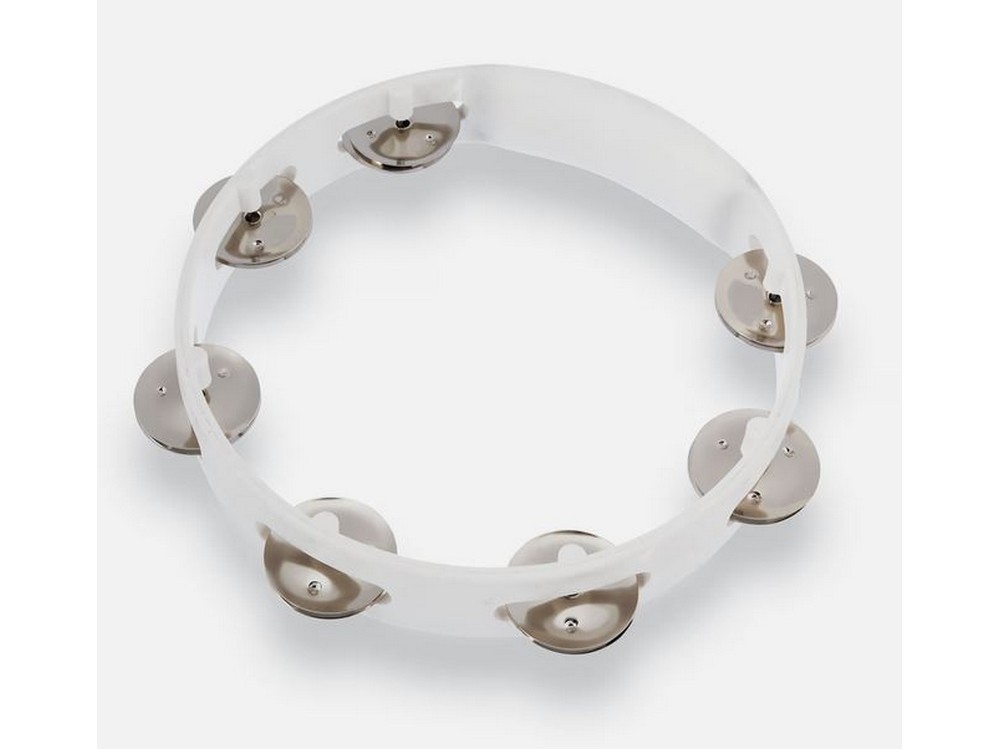 Latin Percussion Aspire 10" Plastic Tambourine - White