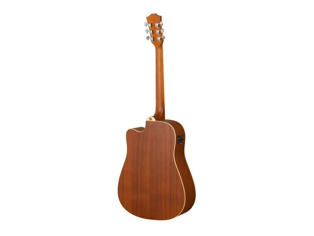 Dreadnought electric/acoustic Guitar with Venetian Cutaway | Redding - Image 4