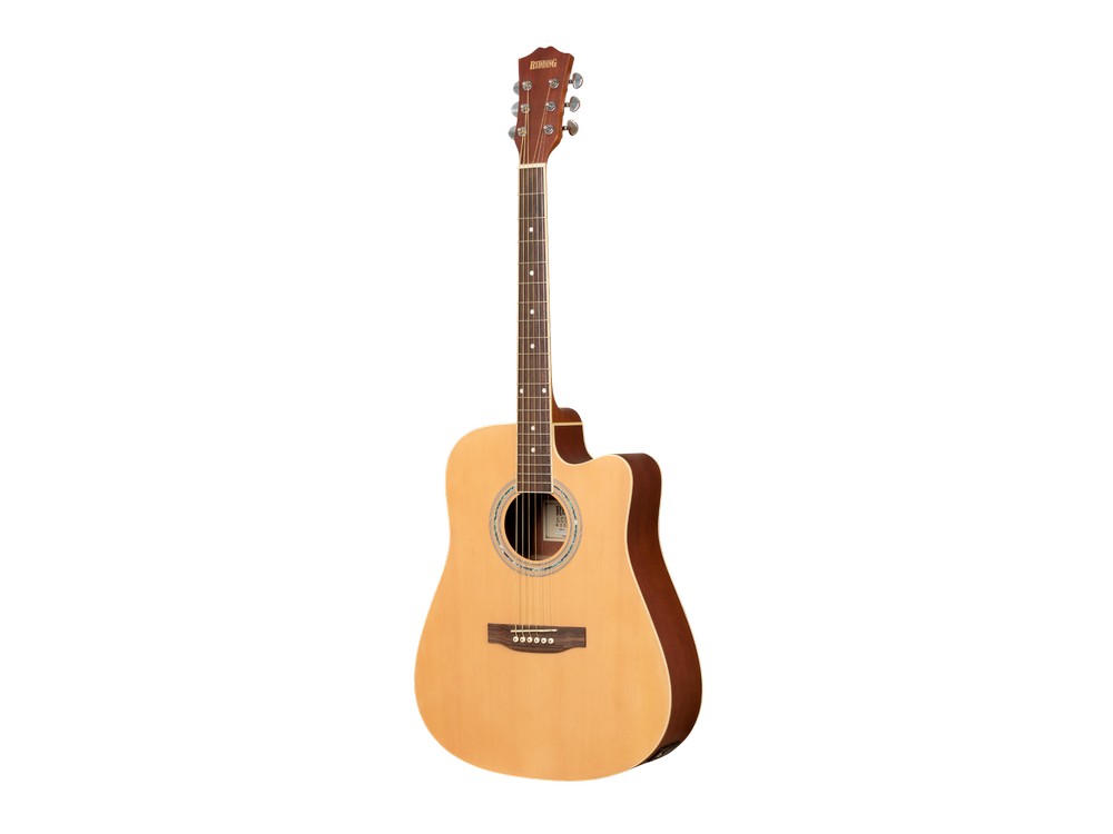 Dreadnought electric/acoustic Guitar with Venetian Cutaway | Redding - Image 2