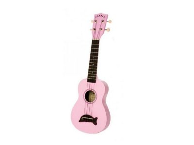 Dolphin Bridge Soprano Ukulele Pink | Makala