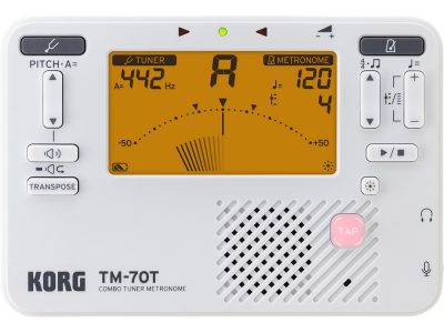TM 70 TUNER METRONOME WHITE | KORG