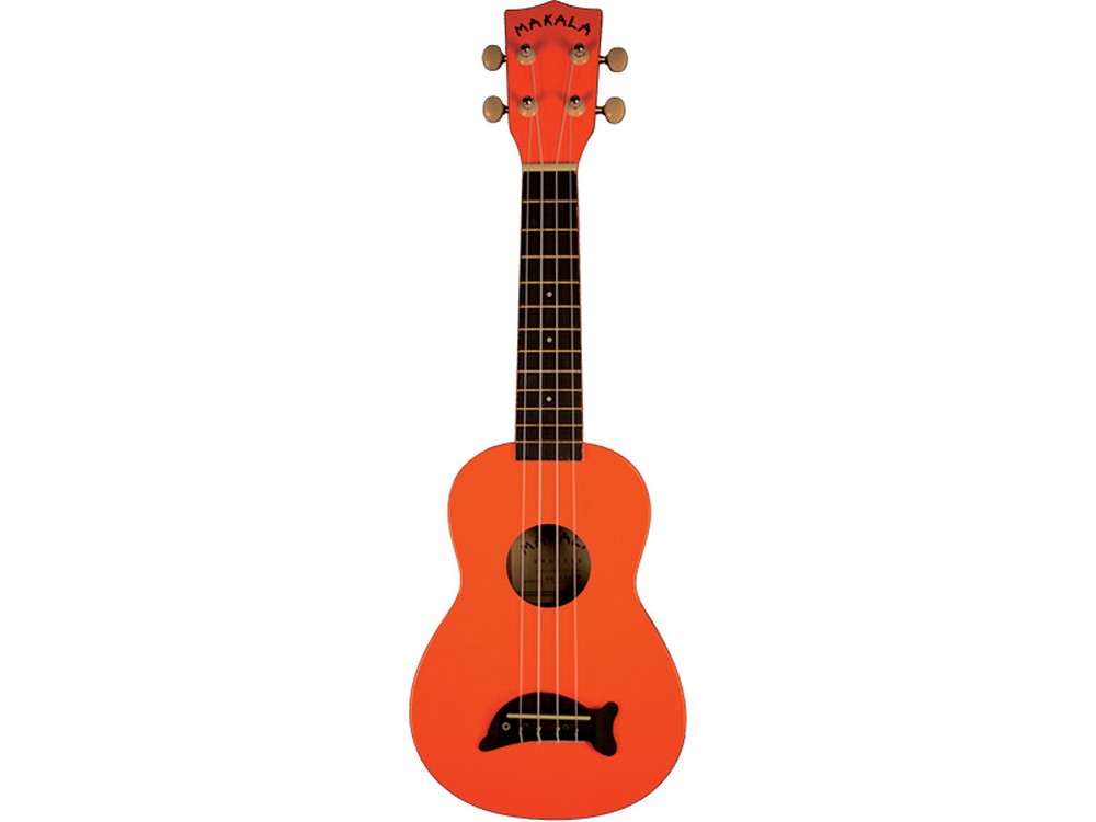 Dolphin Bridge Soprano Ukulele Orange | Makala