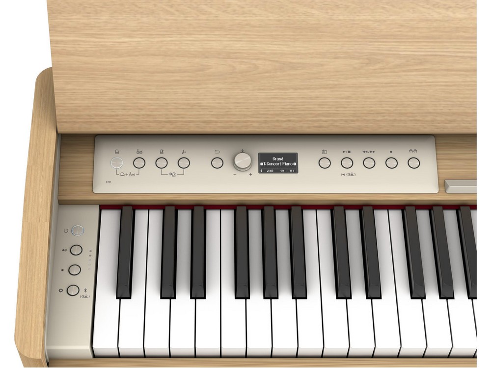 F701 Digital Piano With Bench Light Oak | Roland - Image 3