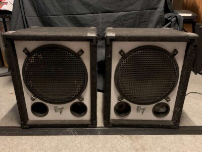 Ev 15 Speaker W Horns Cabinet Pair